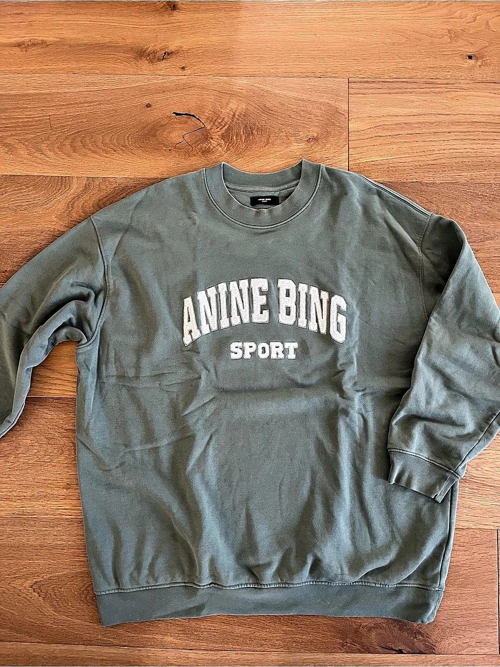 ANINE BING Sport Harvey Sweatshirt Sage Green Medium